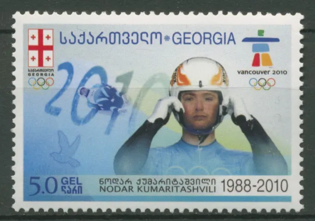 Georgia 2010 Olympics Vancouver Death by Kumaritechvili 584 Mint