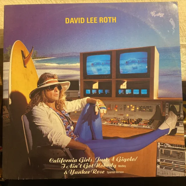 David Lee Roth-California Girls Vinyl 12" Single.1988 Warner Bros W7650 T.