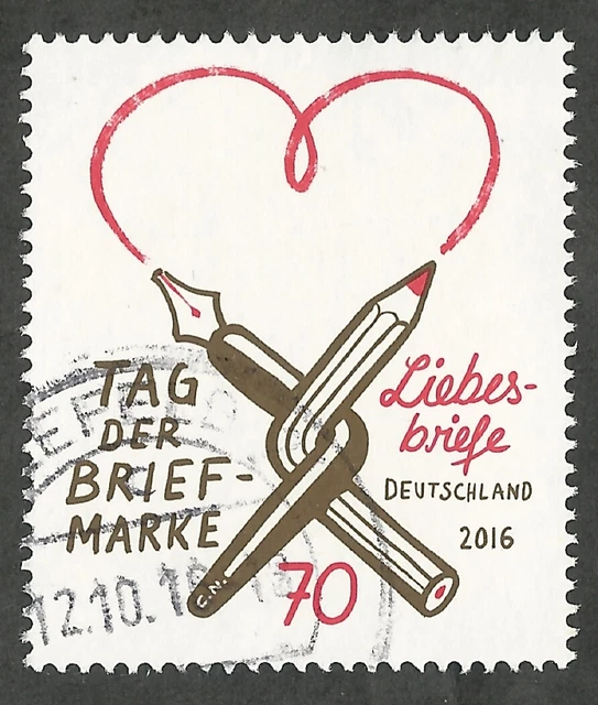 Tag der Briefmarke - Liebesbriefe - 70 Cent - gestempelt - Mi.Nr. 3259
