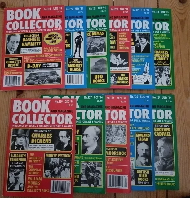 Book & Magazine Collector magazine - 22 Issues Jan '94-Nov '95. Nov '94 Missing