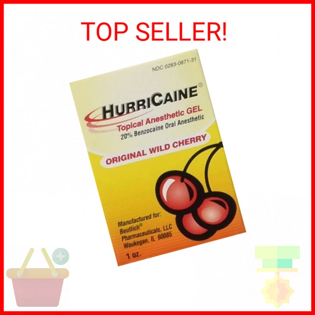 HurriCaine Topical Anesthetic Gel Wild Cherry - 1 oz. by Beutlich