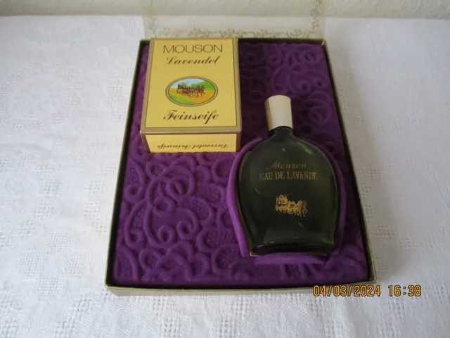 Geschenkpackung  Mouson  Lavendel  Duft und Seife   Vintage Duft