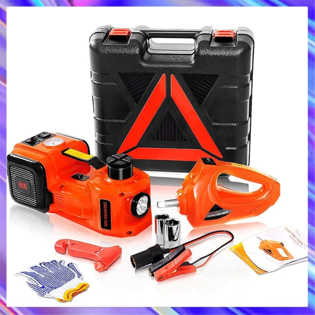 12V 5T Electric Hydraulic Car Jack Tire Inflator Car Jacks Lift Inflatable pumps