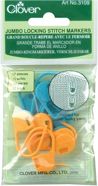 Marcadores de punto de bloqueo Trébol Jumbo-12/paquete