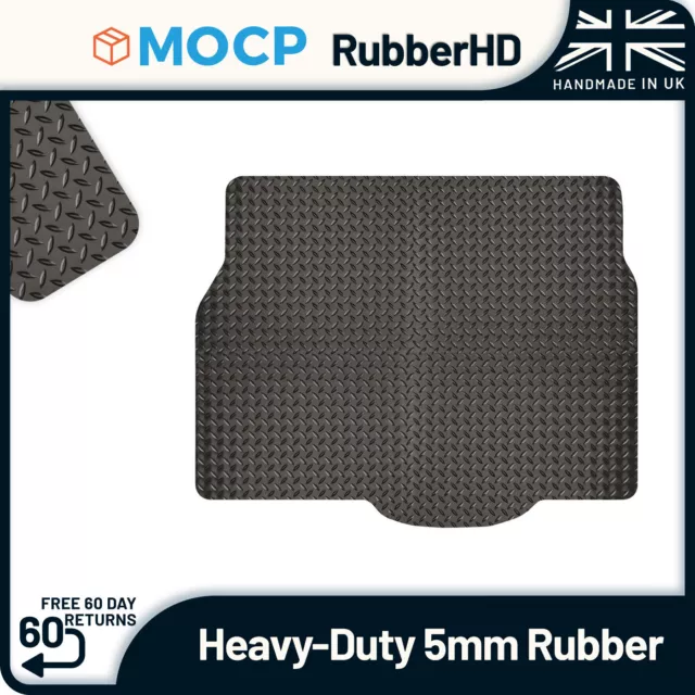 5mm Heavy-Duty Rubber Boot Mat to fit Vauxhall Astra H MK5 Hatchback 2004-2009