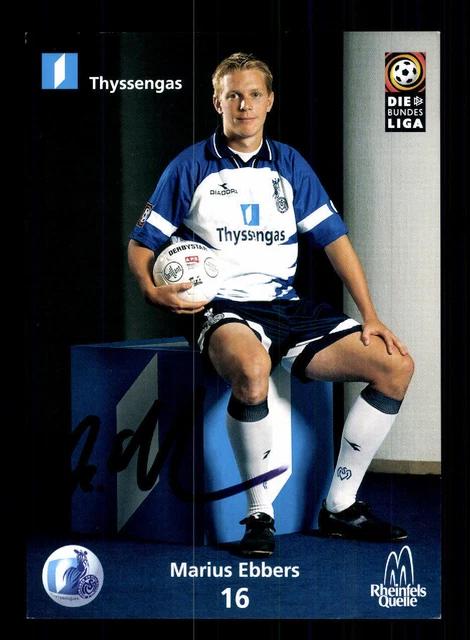 Carte Autographe Jörg Heinrich DFB 1998 Signée – Original Allemagne