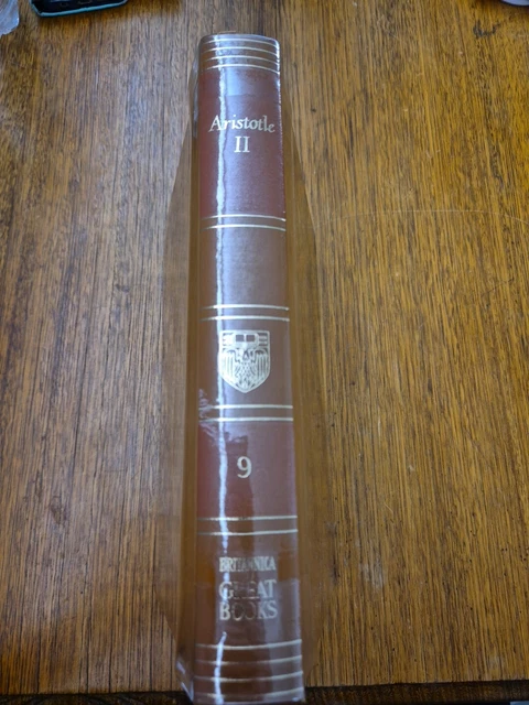 Vintage Aristotle Ii No 9 Britannica Great Books Preowned 5 00