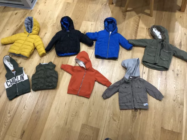 Baby boy winter clothing bundle, Size 1, Jackets And Vest
