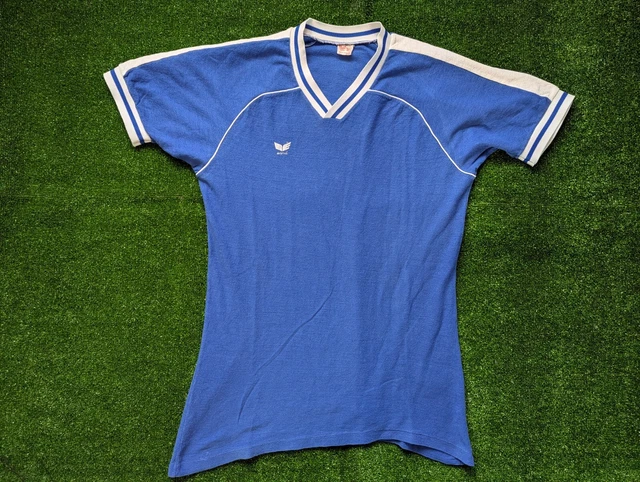 Maillot de foot vintage Adidas années 1980 (XL) bleu blanc FC Porto