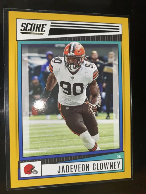 Jadeveon Clowney 2022 Score Gold #207 Texans Gamecocks Cleveland Browns HOT HOF