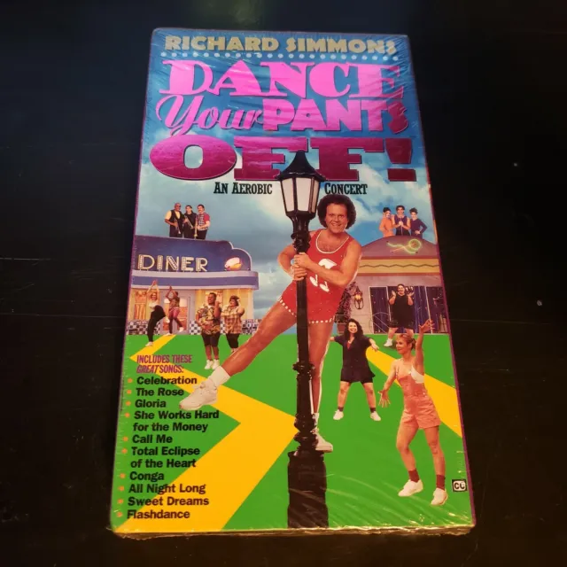 NEW SEALED VINTAGE Richard Simmons Dance Your Pants Off VHS Fitness ...