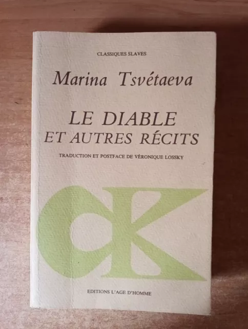 Le diable et autres récits Maria Tsvétaeva