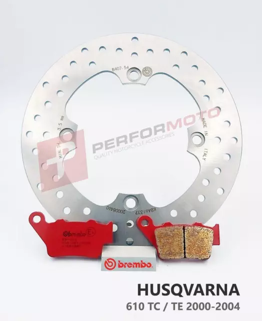 Brembo Serie Oro Rear Disc and SP Pads fits Husqvarna 610 TC / TE 2000-2004