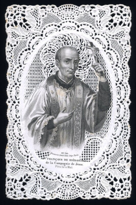 santino merlettato-holy card-canivet S.FRANCESCO DI GERONIMO bouasse lebel 