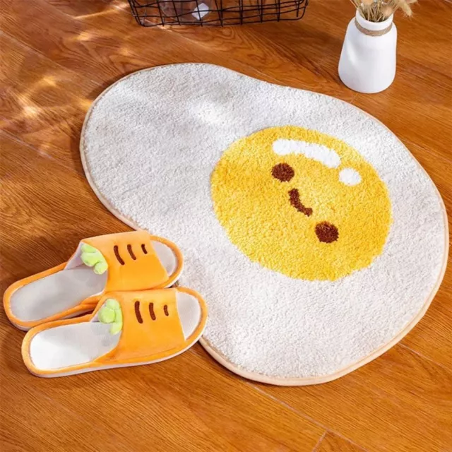 Eggs Shaped Floor Mat Non-Slip Floor Rugs Floor Carpet  Household