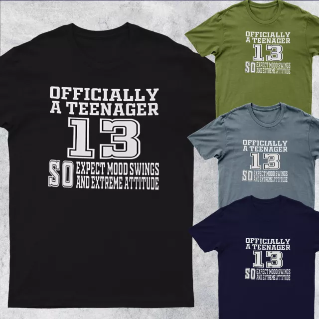 Officially A Teenager For Adults  Mens T-Shirt #DG #P1 #PR