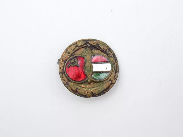 Original Vintage 1930s Hungarian-Soviet Communist Friendship Lapel Badge