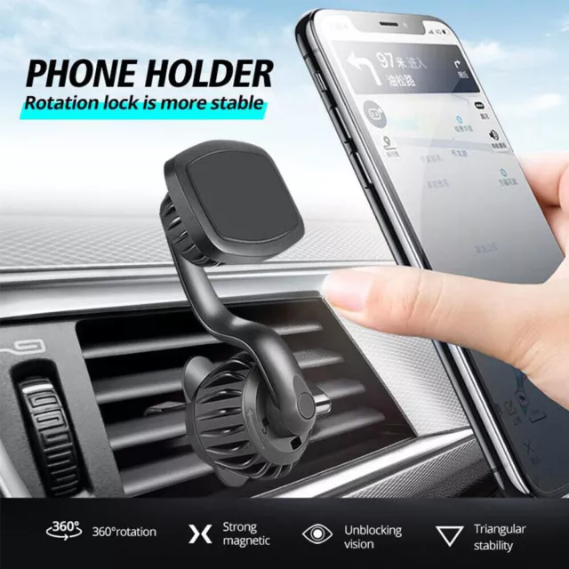 LISEN Phone Holders for Your Car [Enjoy Never Blocking] Car Phone Holder  Mount for Car [Easily Install] Cell Phone Holder for Car [2 Mounting  Options] Compatible for iPhone 15 14 13 Pro Max Plus All