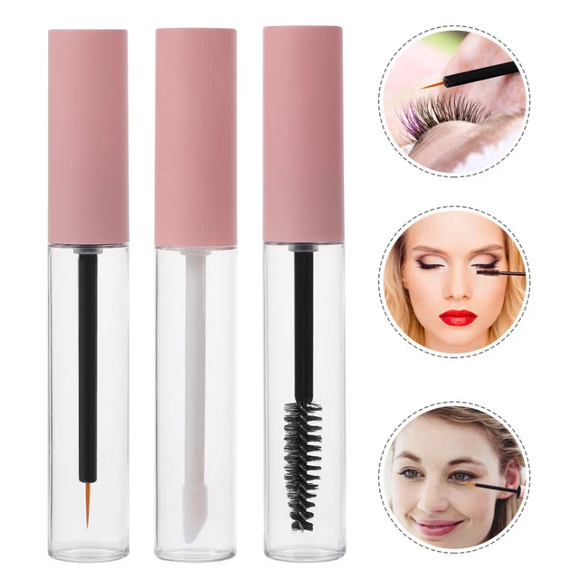 2 Leere Mascara-Flaschen Mit Bürste – Wiederverwendbar, Ideal Für Wimpernserum