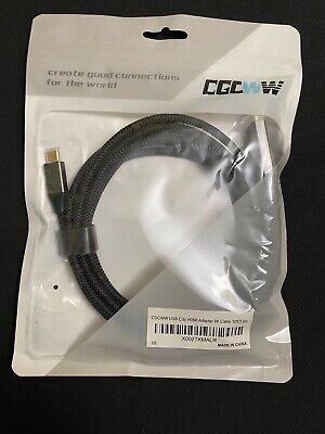 CGCWW USB C to HDMI Adapter 4k Cable 10ft/3.0m Braided Cable