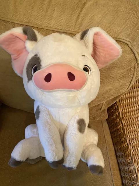 Disney Store Moana Pua Extra Large Pig Plush Soft Toy 18" Official