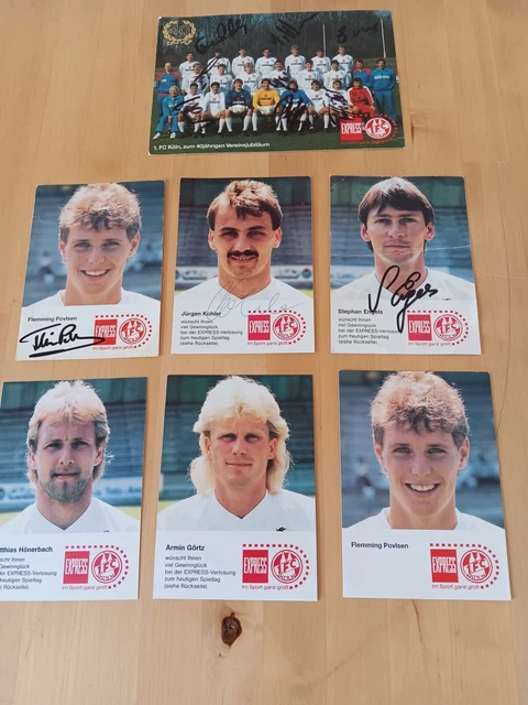 Rudi Stenzel. 1. FC Nürnberg. 1987/88. Original signierte