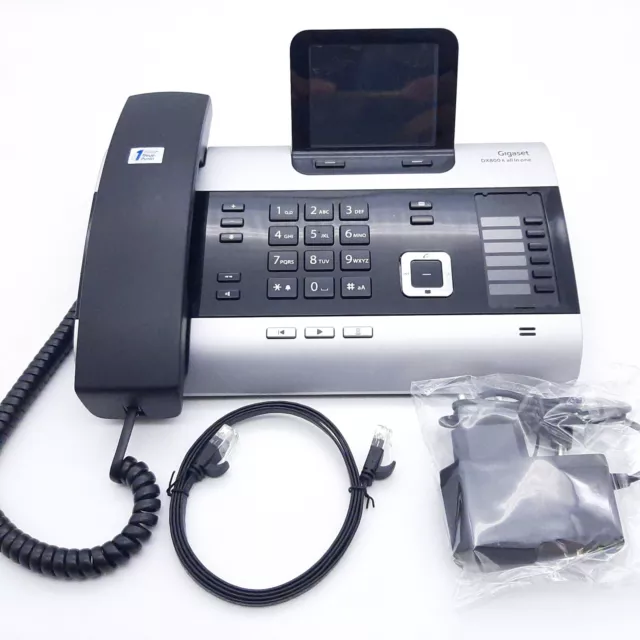 Gigaset DX800A ISDN VOIP Telefon Anrufbeantworter Display DEFEKT!