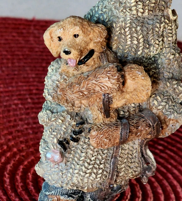 Vtg 1997 Classic Beartiques ~ Lady Bear w/Puppy Dog ~ 7.5" Fig ~ Christhomas 7