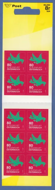 Österreich 2018 Heraldik Markenheftchen mit 10x Klagenfurt 80er Mi-Nr 3408 **