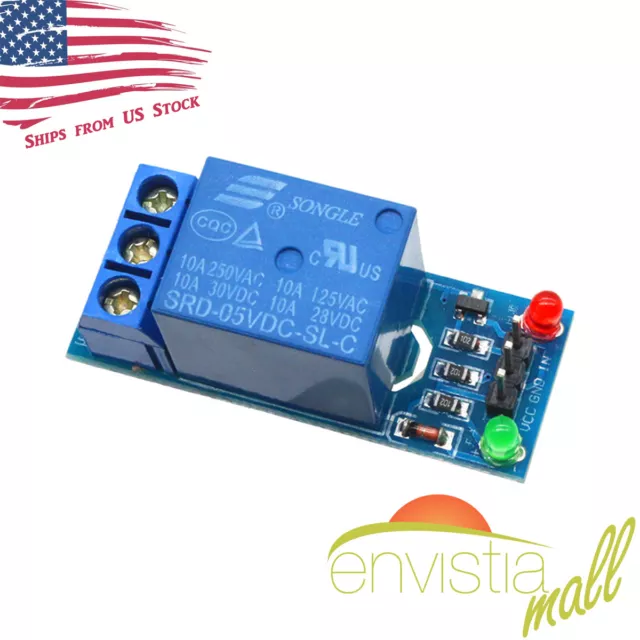 1 Channel Power Relay Module 250V/10A 5V Control for Arduino