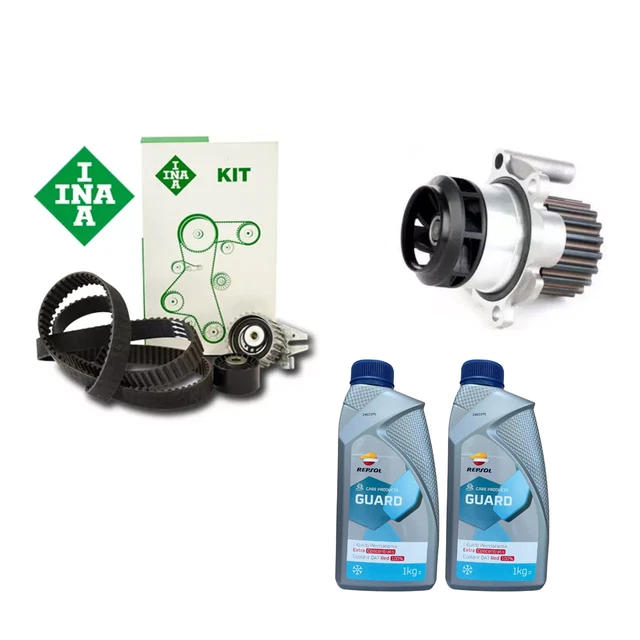 Kit Distribuzione INA 530055032 - Con Pompa Acqua - Per Auto E Motori