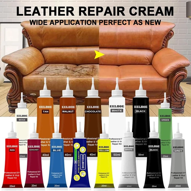Kit de reparación de vinilo de grado profesional perfecto para asientos de automóvil, sofás y más