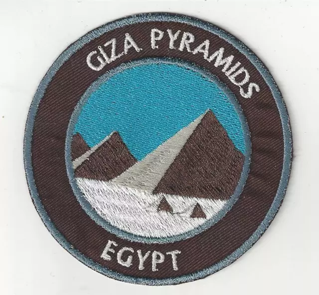 Giza Pyramids Egypt Souvenir Patch