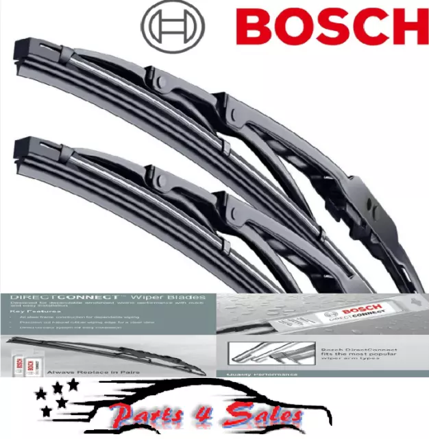 New Wiper Set Bosch Direct Connect 24" & 21" OEM' GENUINE Wiper Blade Set PAIR
