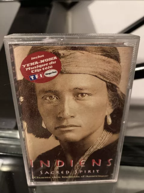 Cassette K7 Audio Tape Mc - Indiens Sacred Spirit - 1994 Electro Folk ⭐️🏹