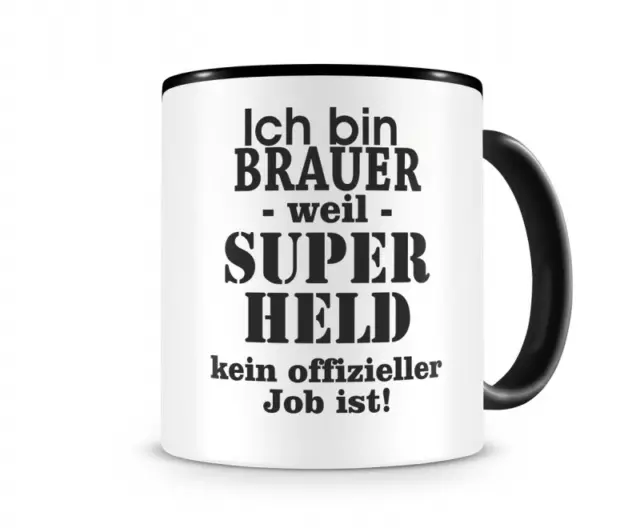 Samunshi Ich bin Brauer Tasse Beruf Geschenk Kaffeetasse Teetasse Kaffeepott