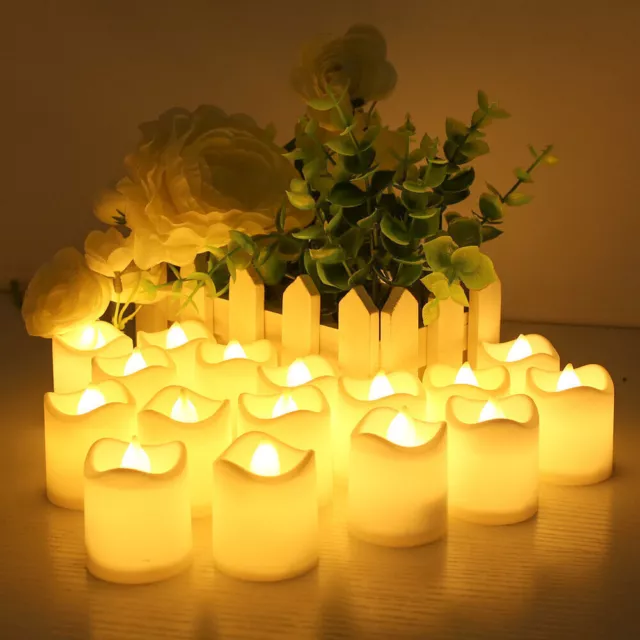 Thé Lumières Bougies LED sans flamme Fausse lampe bougie Cadeaux de Noël