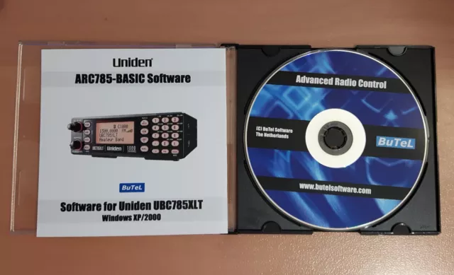 Software Uniden UBC785XLT Scanner ARC785 Basic Software Advanced Radio Control