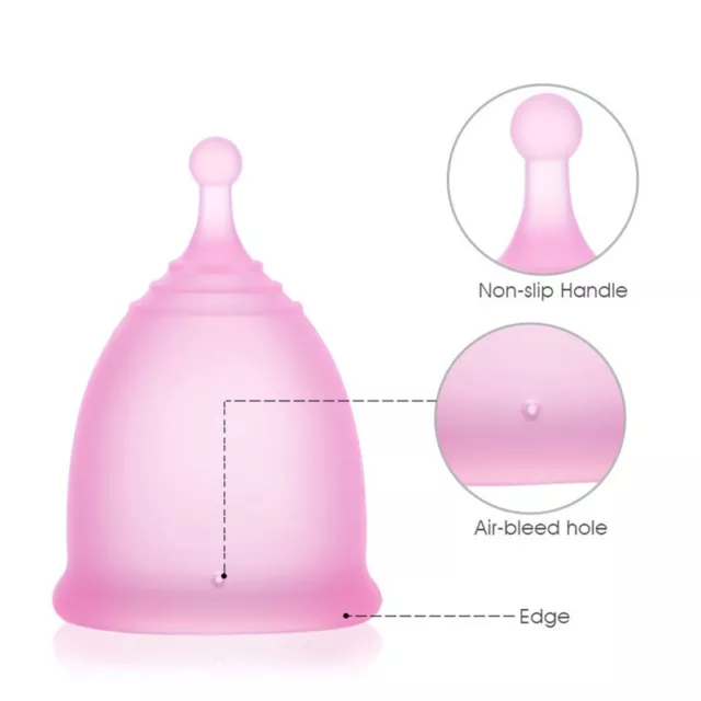 Silicone Menstrual Cup Set Portable Menstrual Cup Sterelizer DisinfectionAGTM 2