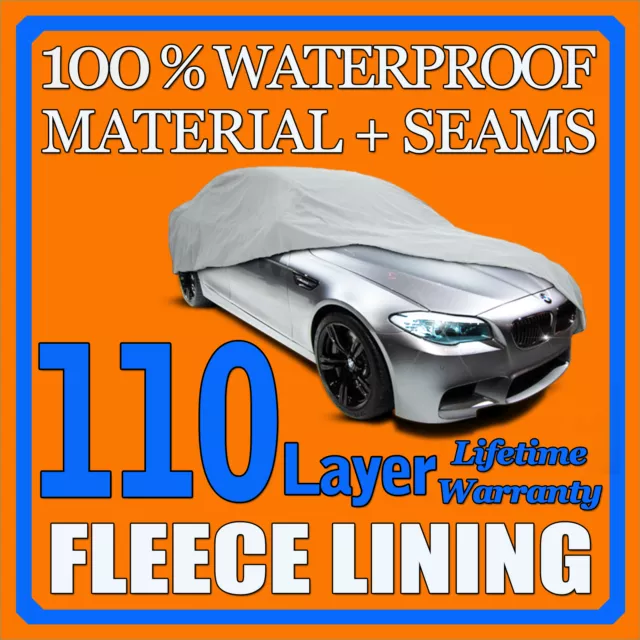 110 Layer Car Cover Outdoor Waterproof Scratchproof Breathable 60 70 80 90 100 I