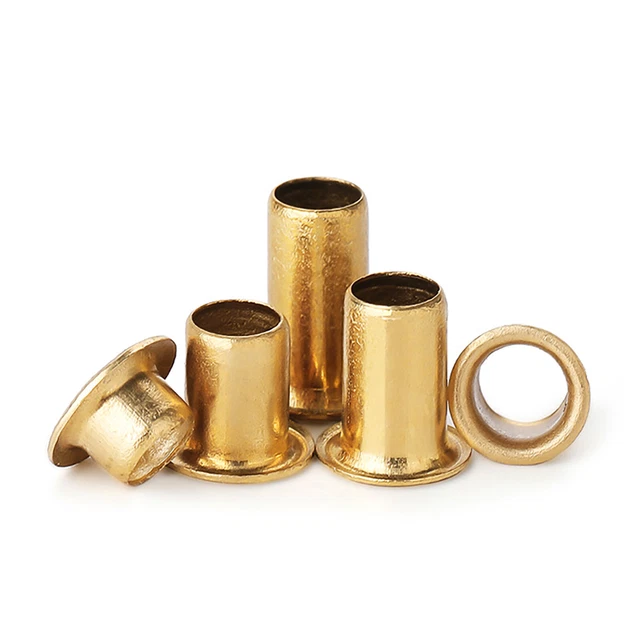 Rivetti in ottone rivetti per tubi rivetti cavi DIN 7340 da M0,9 a M6