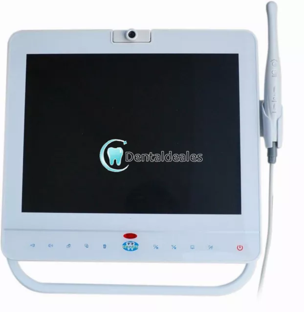 Cámara Intraoral con monitor alámbrico +Soporte LCD Escáner Oral Microscopio 2