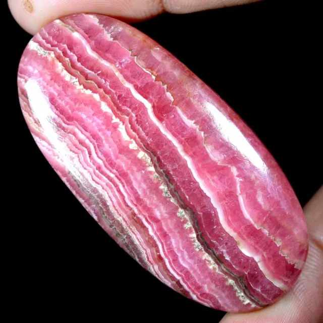 124.85Cts 100% Natural Exclusive Rhodochrosote Cabochon 28 x 58 mm Gemstone DR03