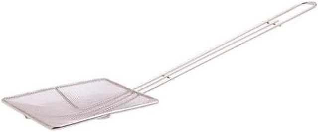 SKR-1 Fryer Skimmer - Mesh 6-3/4" Square, Fine Mesh