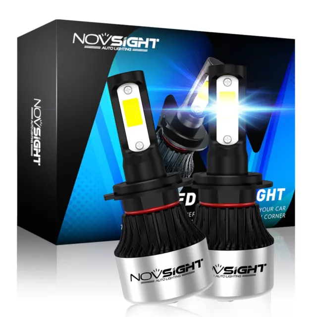 NOVSIGHT 72W 9000LM Car H7 LED Headlight Bulbs Kit Driving Lamps White 6500K AU