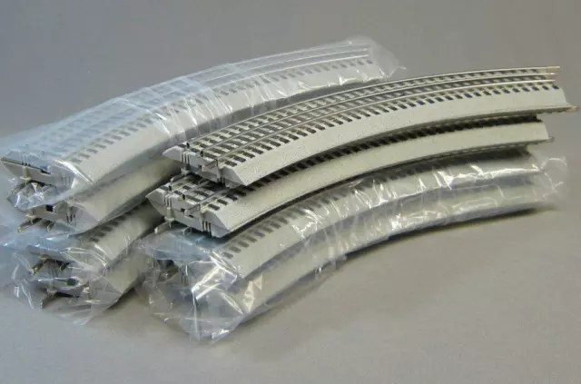 LIONEL O GAUGE FASTRACK STANDARD 036 CURVE 16 PCS train track curve 6-12015 (16)
