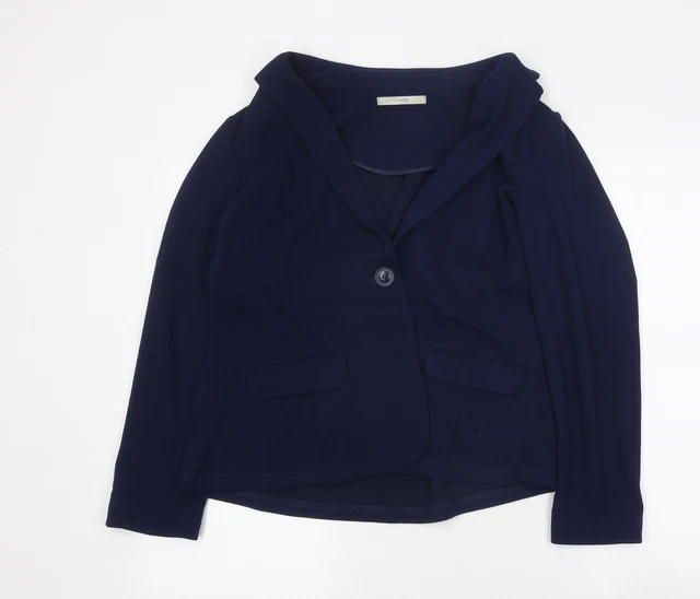 Giacca da donna blu George taglia 14 con bottoni