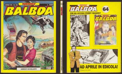 BALBOA ANNO VI N.51 GIALLO A BATTERY PARK USATO IN BUONE CONDIZION PLAY PRESS 