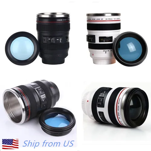 Camera Lens 24-105mm Travel Coffee Mug / Cup with Drinking Lid Best Gift