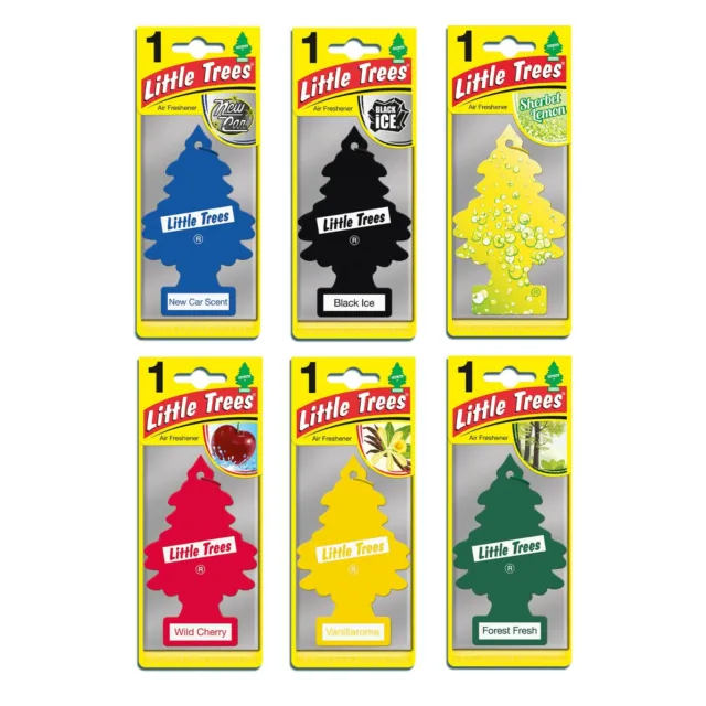 Assorted 6 Pack Little Trees Magic Tree Car Home Air Freshener